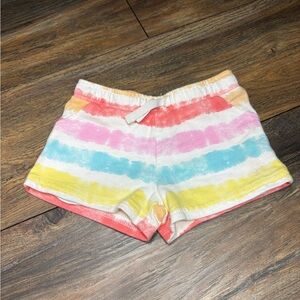 Carter’s | Rainbow Tie Dye Cotton Shorts | 12M